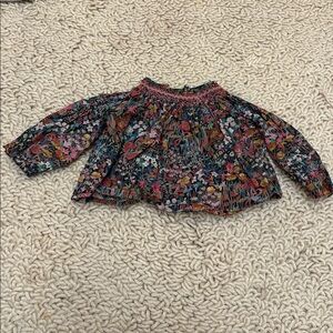 Bonpoint Multicolor Floral Top with hand embroidery